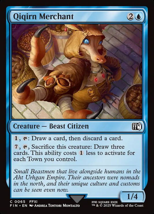 MTG Card Title: Qiqirn Merchant FIN/65