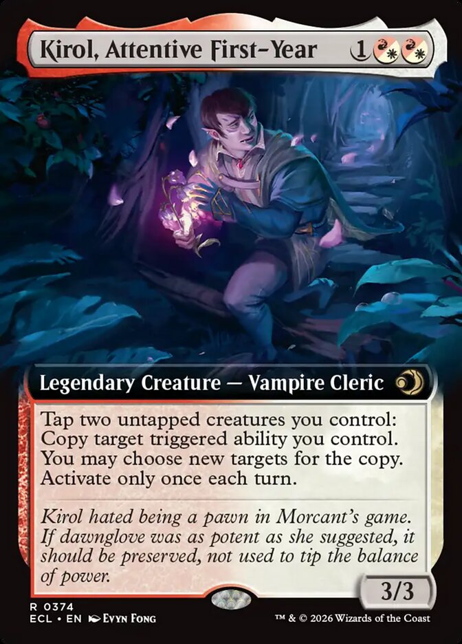 MTG Card Title: Kirol, Attentive First-Year ECL/374