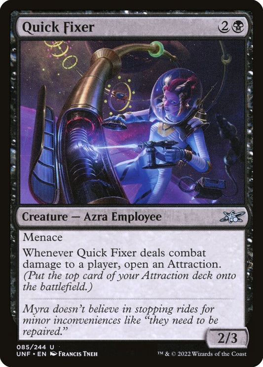 MTG Card Title: Quick Fixer UNF/85