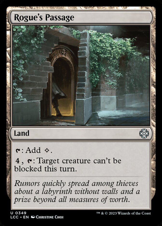 MTG Card Title: Rogue's Passage LCC/349