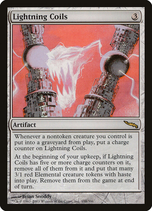 MTG Card Title: Lightning Coils MRD/198