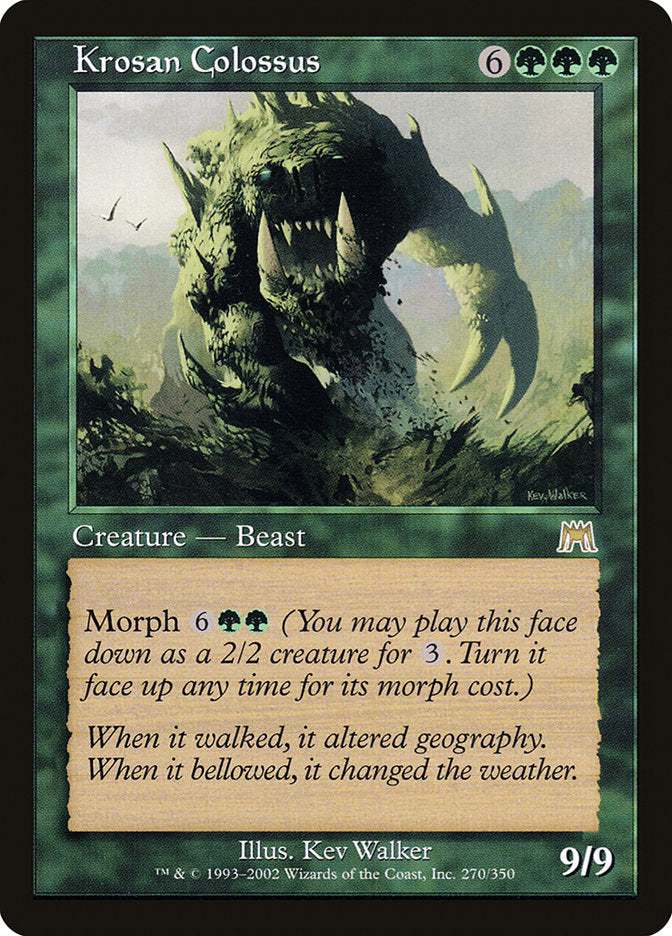 MTG Card Title: Krosan Colossus ONS/270