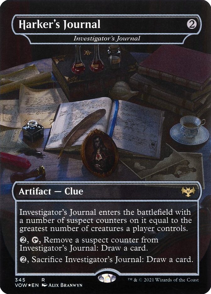 MTG Card Title: Investigator's Journal VOW/345