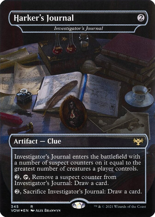MTG Card Title: Investigator's Journal VOW/345