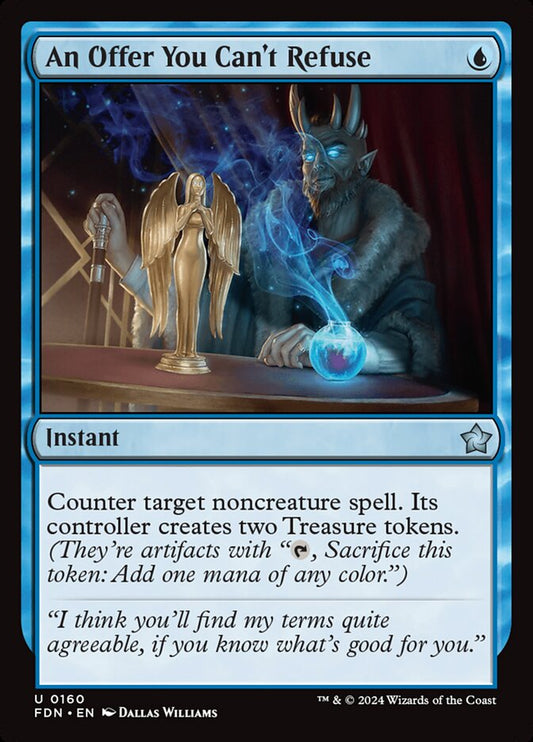 MTG Card Title: An Offer You Can't Refuse FDN/160