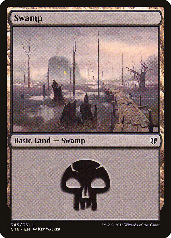 MTG Card Title: Swamp C16/345