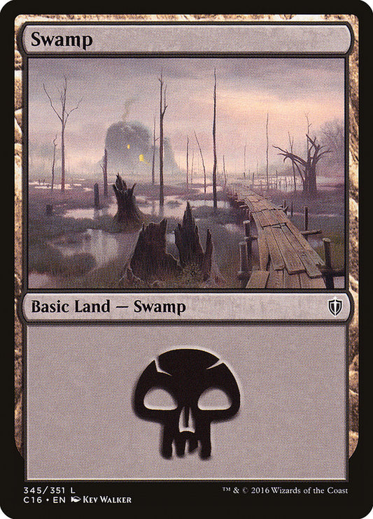 MTG Card Title: Swamp C16/345