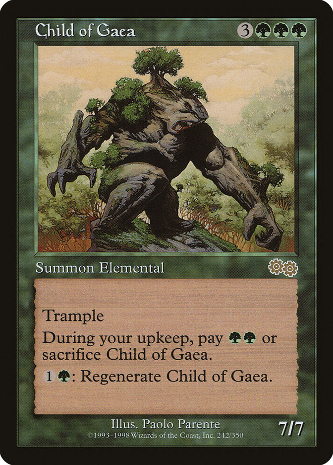 MTG Card Title: Child of Gaea USG/242