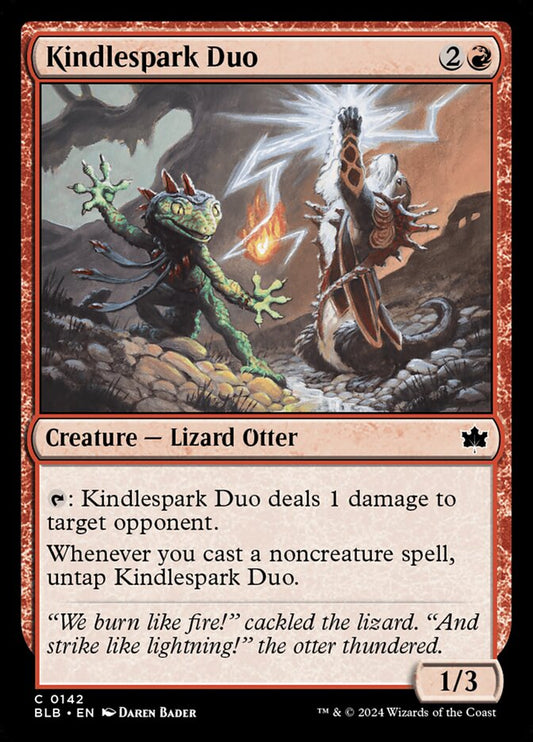MTG Card Title: Kindlespark Duo BLB/142