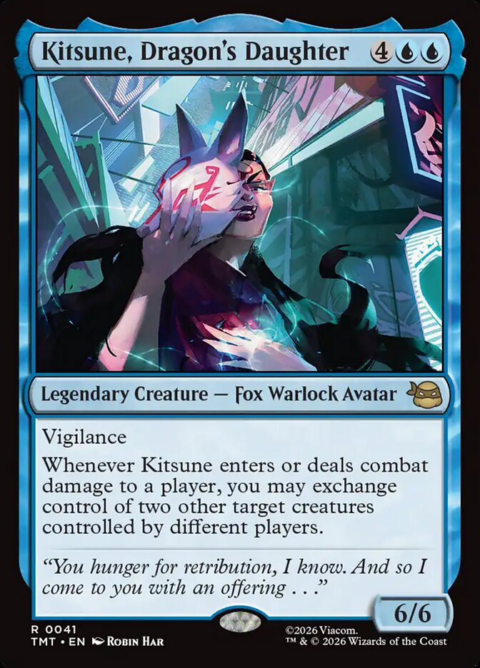 MTG Card Title: Kitsune, Dragon's Daughter TMT/41
