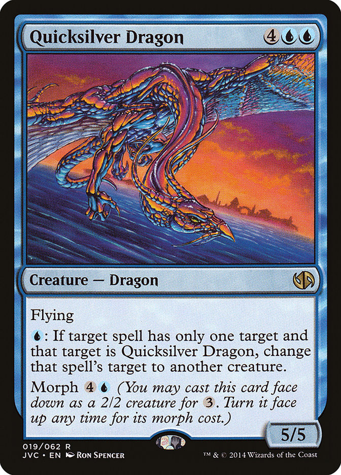 MTG Card Title: Quicksilver Dragon JVC/19