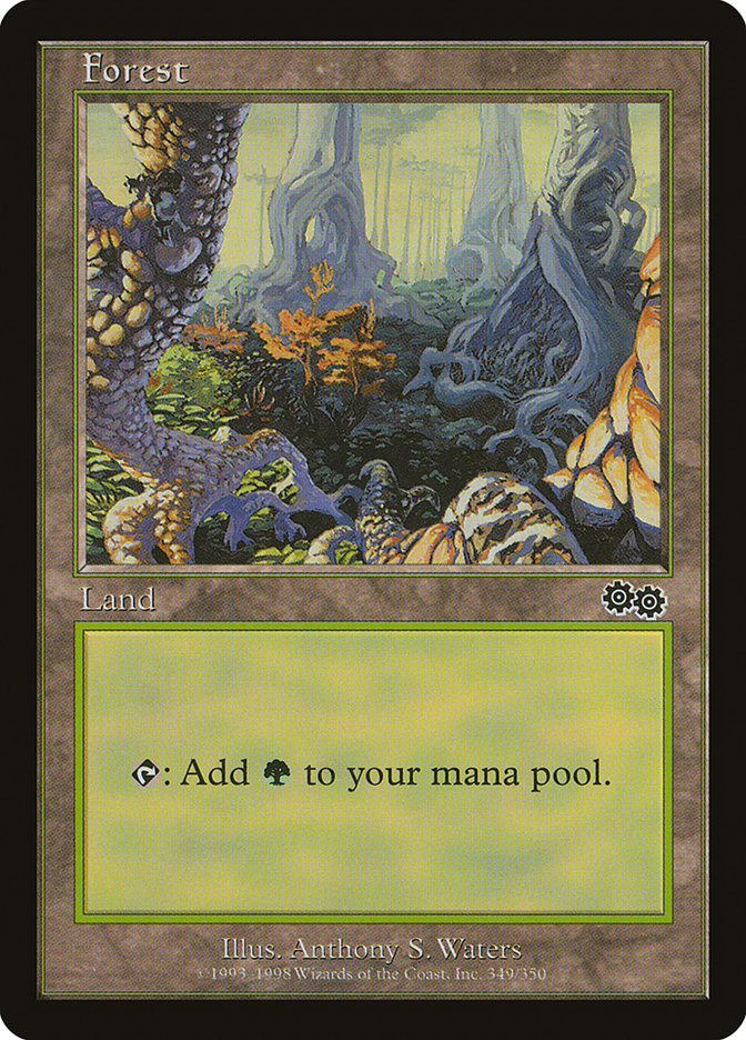 MTG Card Title: Forest USG/349