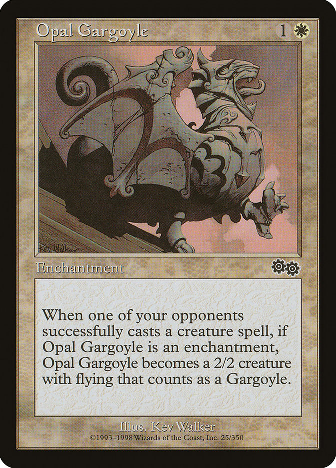 MTG Card Title: Opal Gargoyle USG/25