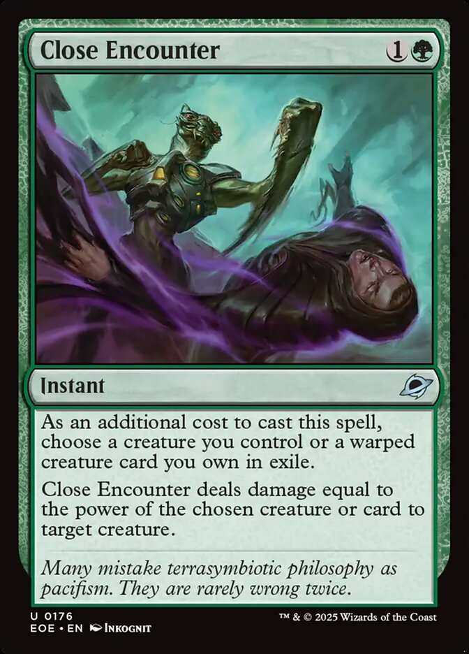 MTG Card Title: Close Encounter EOE/176