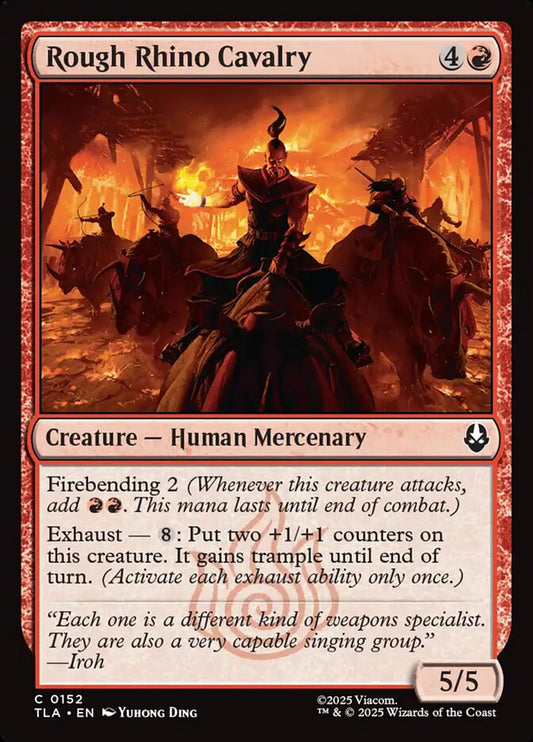 MTG Card Title: Rough Rhino Cavalry TLA/152