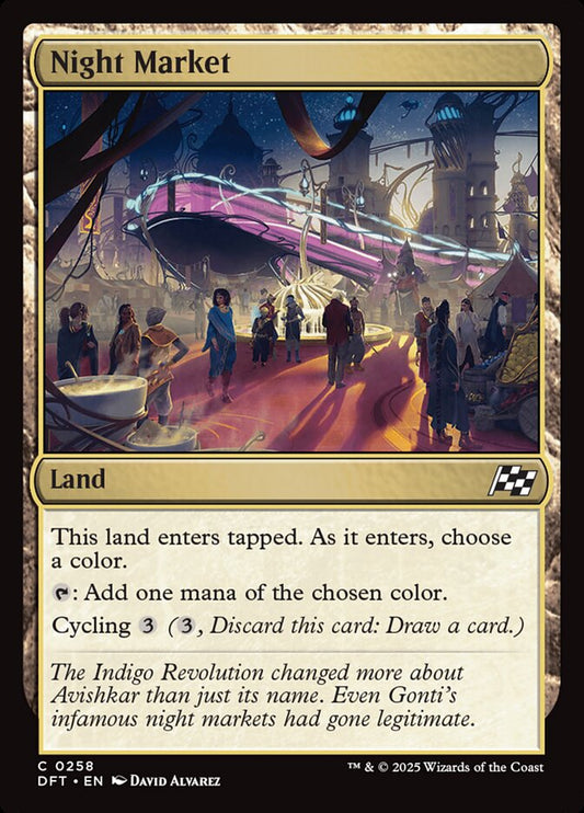 MTG Card Title: Night Market DFT/258
