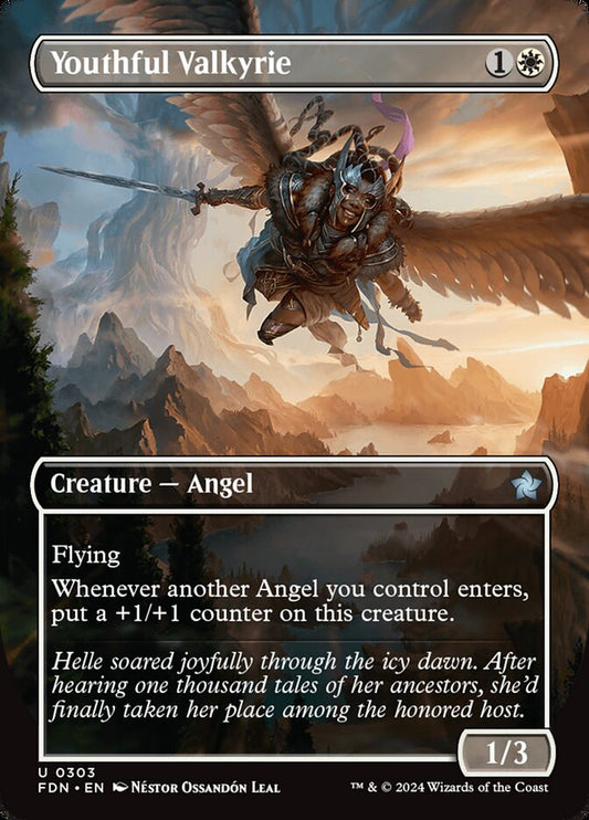 MTG Card Title: Youthful Valkyrie FDN/303