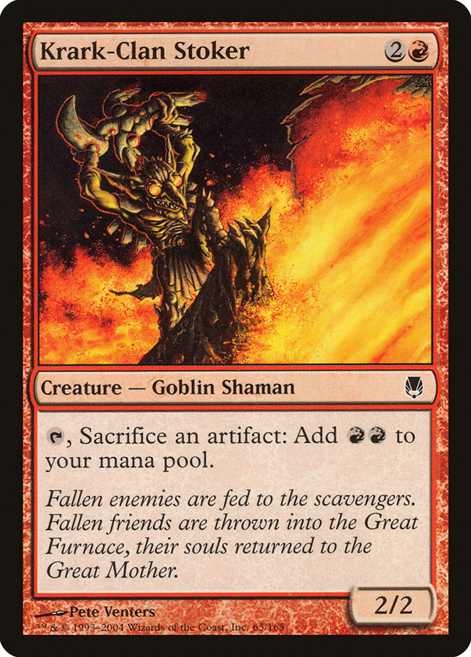 MTG Card Title: Krark-Clan Stoker DST/65