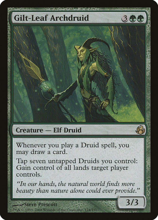 MTG Card Title: Gilt-Leaf Archdruid MOR/124