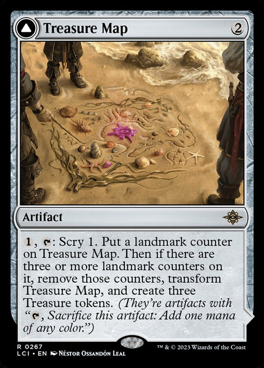 MTG Card Title: Treasure Map // Treasure Cove LCI/267
