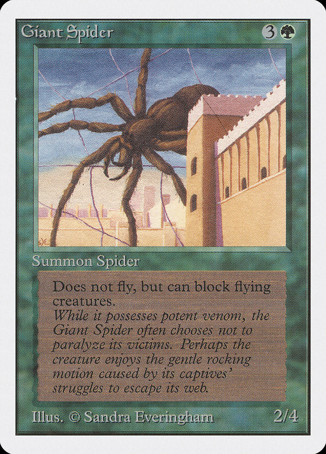 MTG Card Title: Giant Spider 2ED/199
