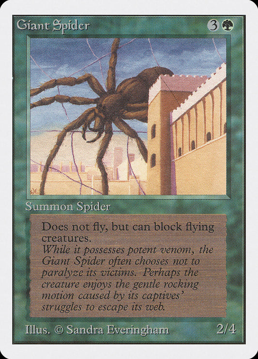 MTG Card Title: Giant Spider 2ED/199