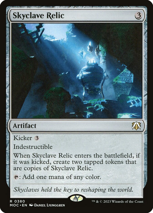 MTG Card Title: Skyclave Relic MOC/380