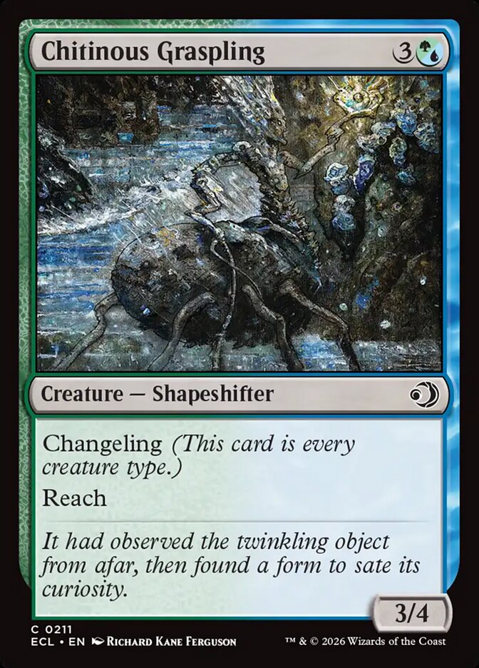 MTG Card Title: Chitinous Graspling ECL/211
