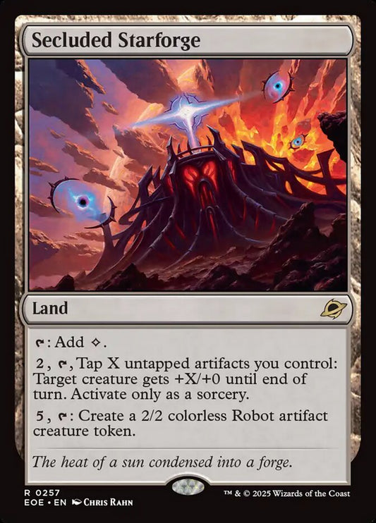 MTG Card Title: Secluded Starforge EOE/257