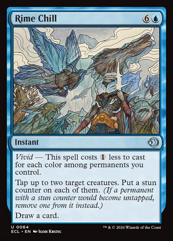 MTG Card Title: Rime Chill ECL/64