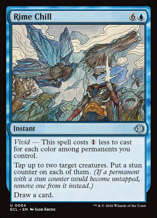 MTG Card Title: Rime Chill ECL/64