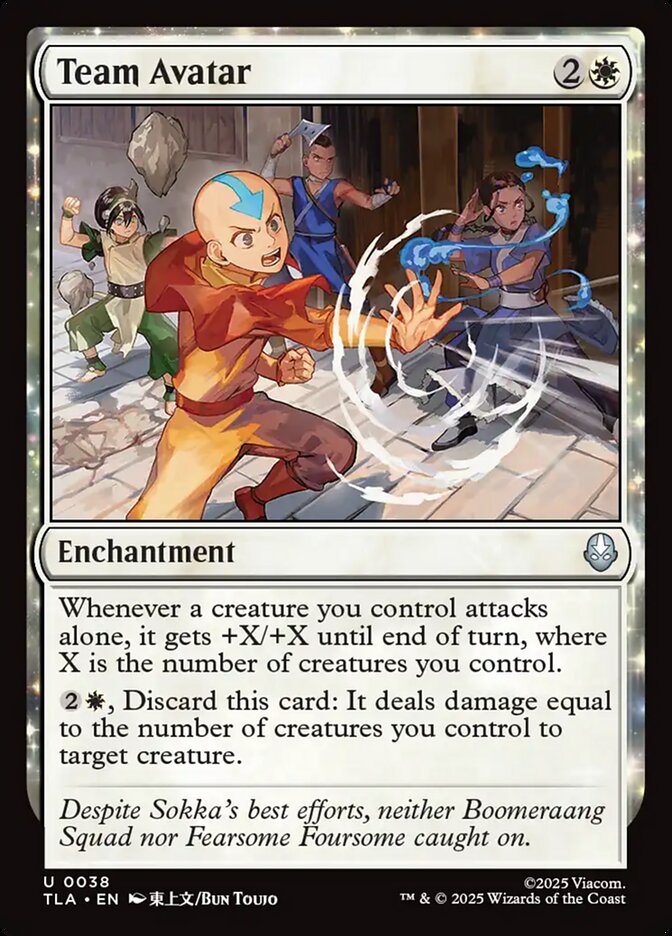 MTG Card Title: Team Avatar TLA/38