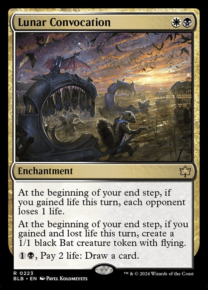 MTG Card Title: Lunar Convocation BLB/223