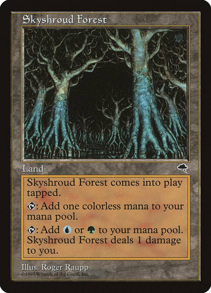 MTG Card Title: Skyshroud Forest TMP/326