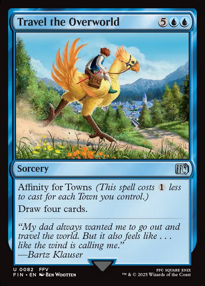 MTG Card Title: Travel the Overworld FIN/82