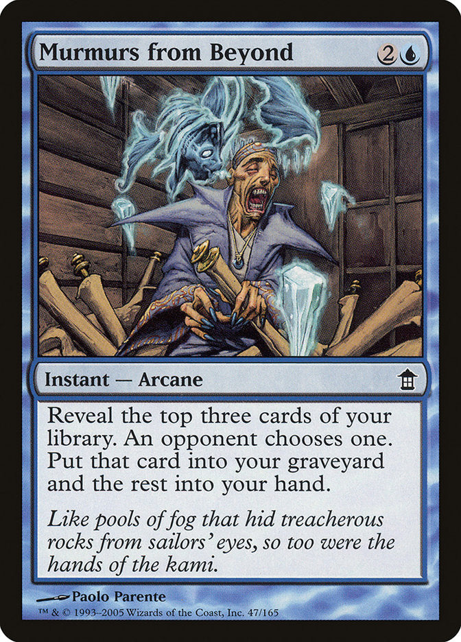 MTG Card Title: Murmurs from Beyond SOK/47