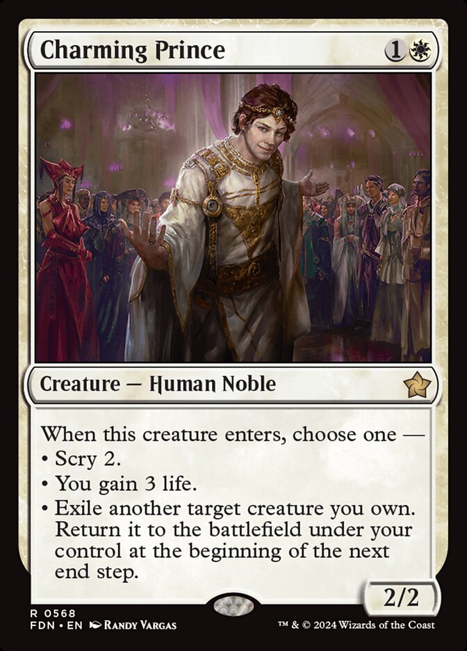 MTG Card Title: Charming Prince FDN/568