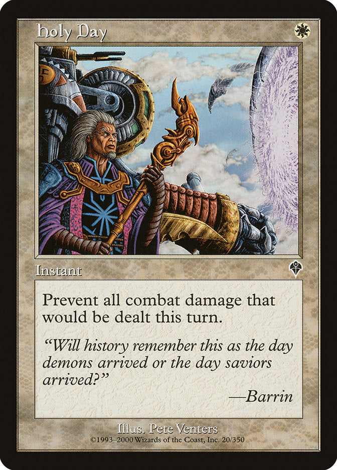 MTG Card Title: Holy Day INV/20