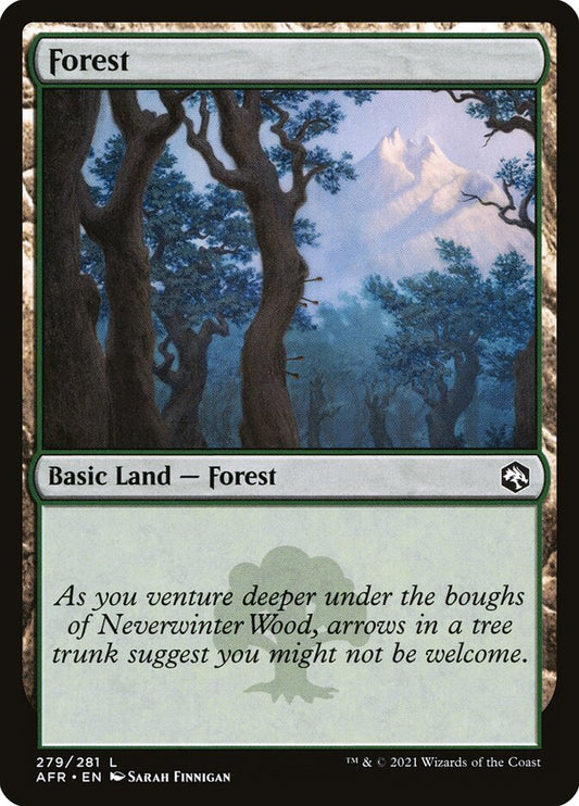 MTG Card Title: Forest AFR/279