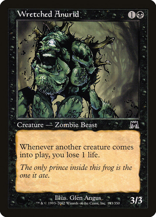MTG Card Title: Wretched Anurid ONS/183