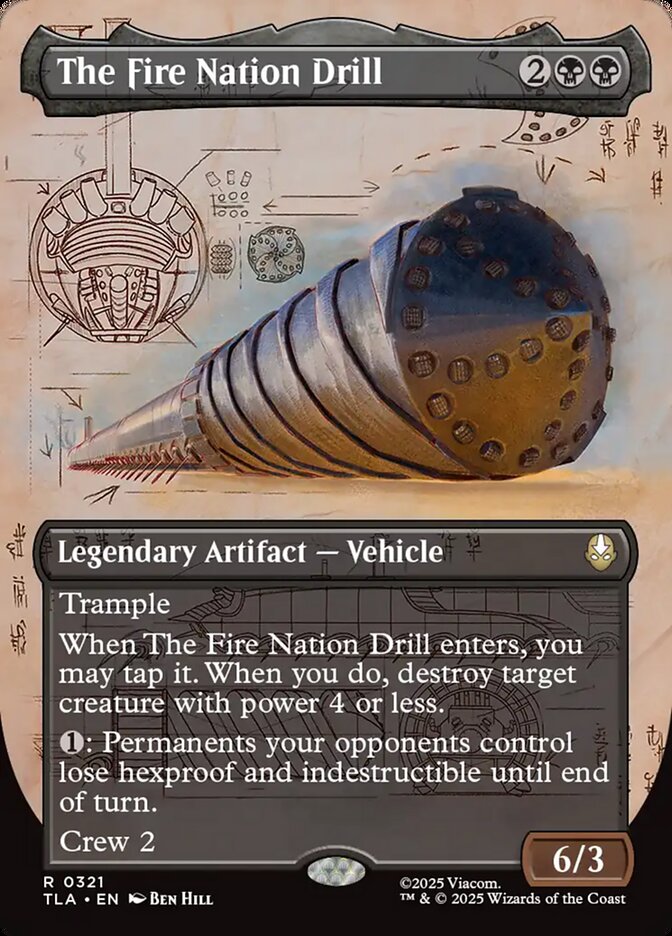 MTG Card Title: The Fire Nation Drill TLA/321