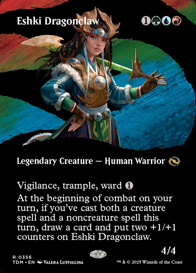 MTG Card Title: Eshki Dragonclaw TDM/356