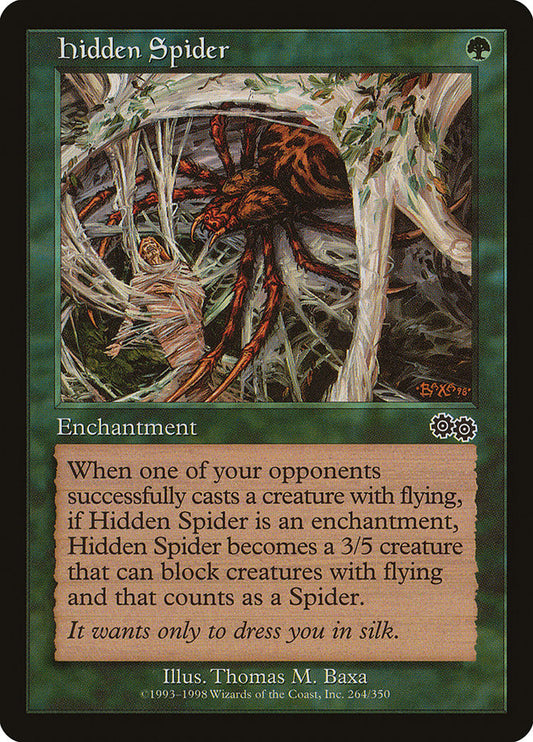MTG Card Title: Hidden Spider USG/264