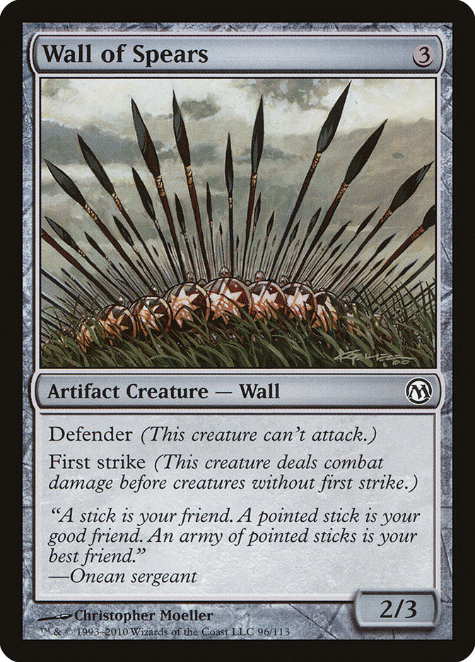 MTG Card Title: Wall of Spears DPA/96