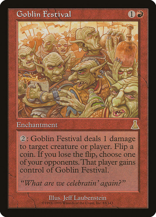 MTG Card Title: Goblin Festival UDS/83