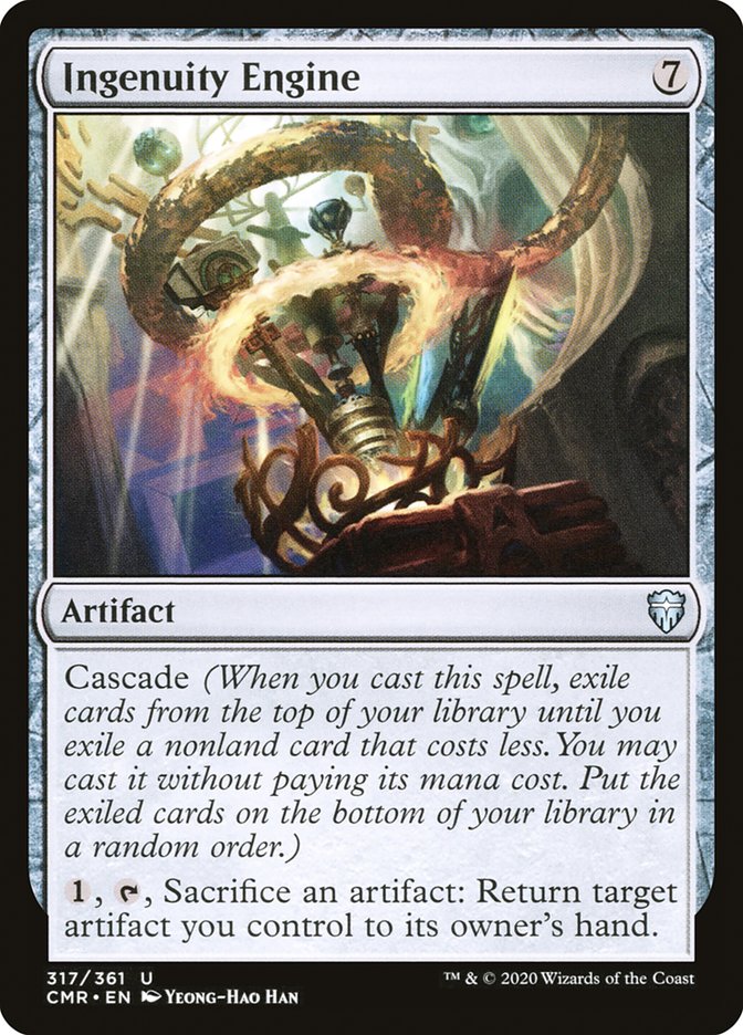 MTG Card Title: Ingenuity Engine CMR/317