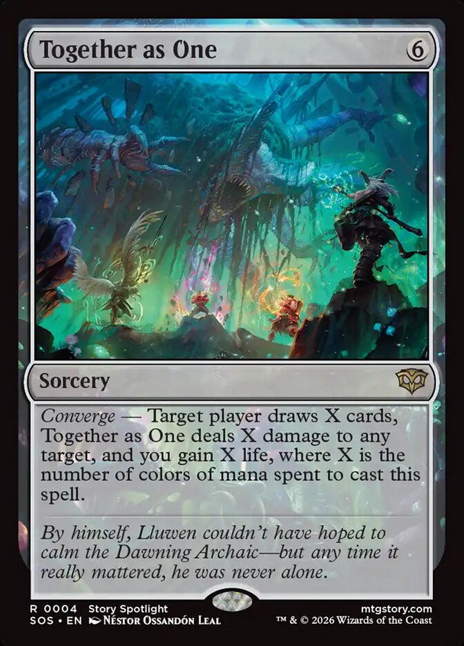 MTG Card Title: Together as One SOS/4