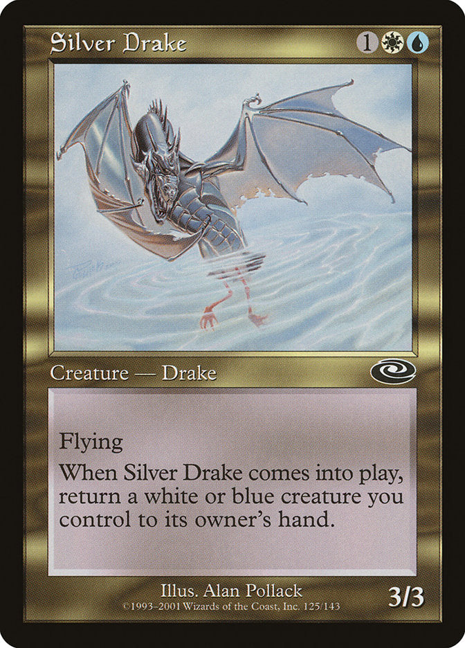 MTG Card Title: Silver Drake PLS/125