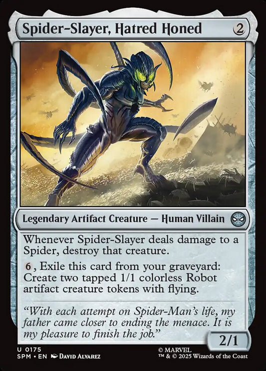 MTG Card Title: Spider-Slayer, Hatred Honed SPM/175