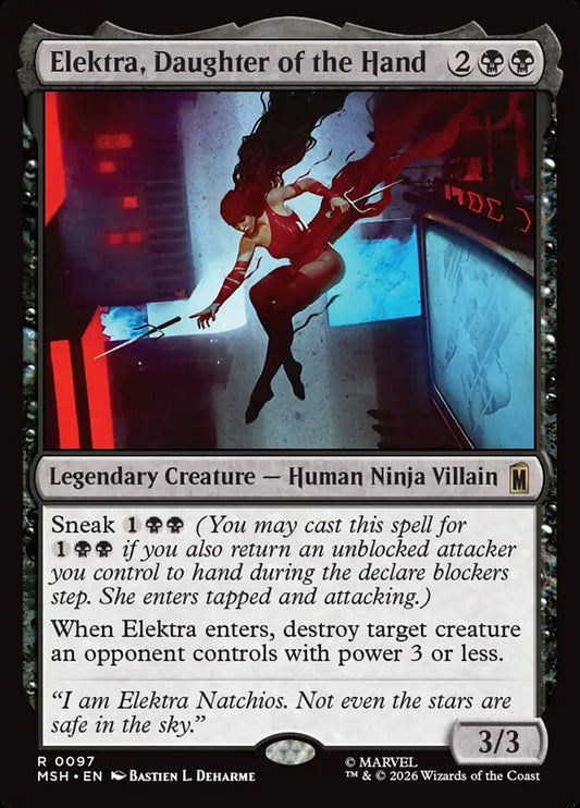 MTG Card Title: Elektra, Daughter of the Hand MSH/97